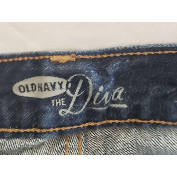 Old Navy Diva Upcycled Cut Off Shorts Ombre Bleach - Picture 2 of 6